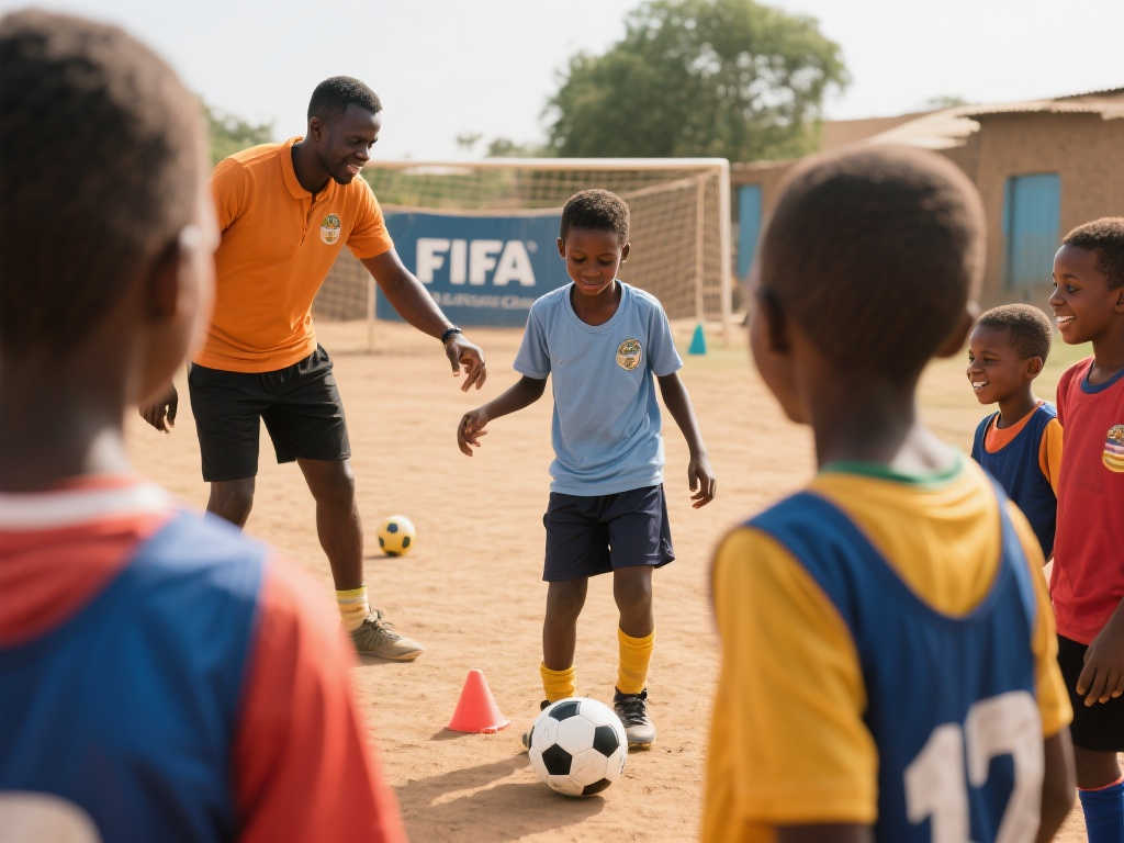 FIFA推广儿童足球活动，关注青少年身心发展