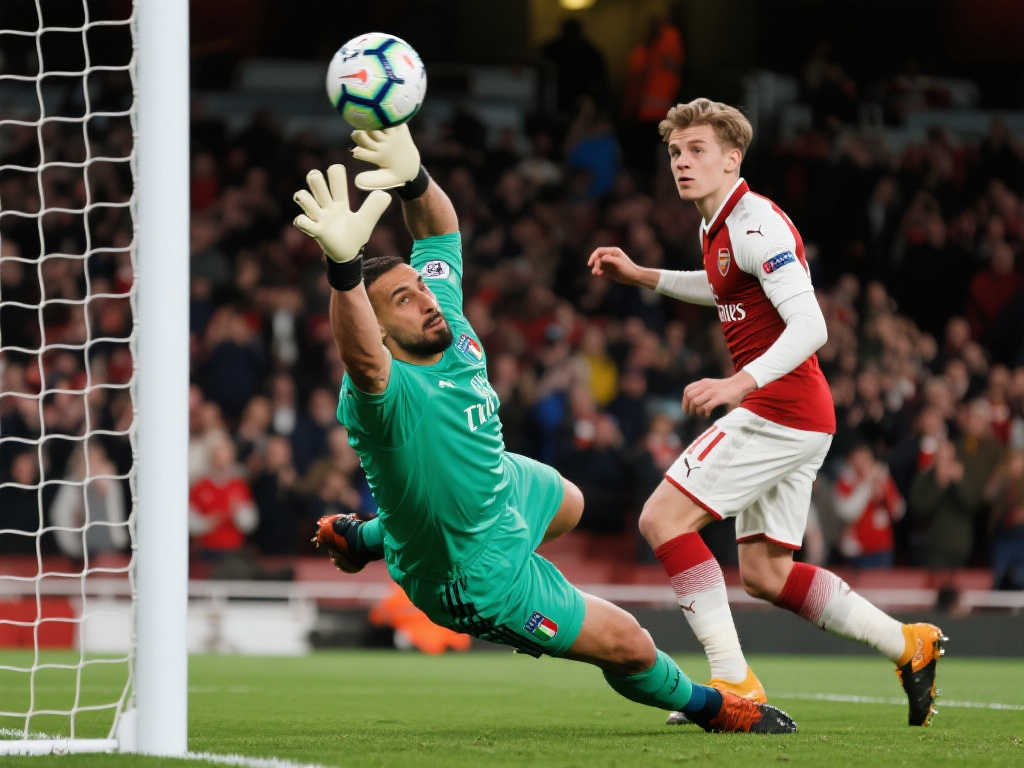 神勇表现！多纳鲁马力拒厄德高射门后肩膀略感不适